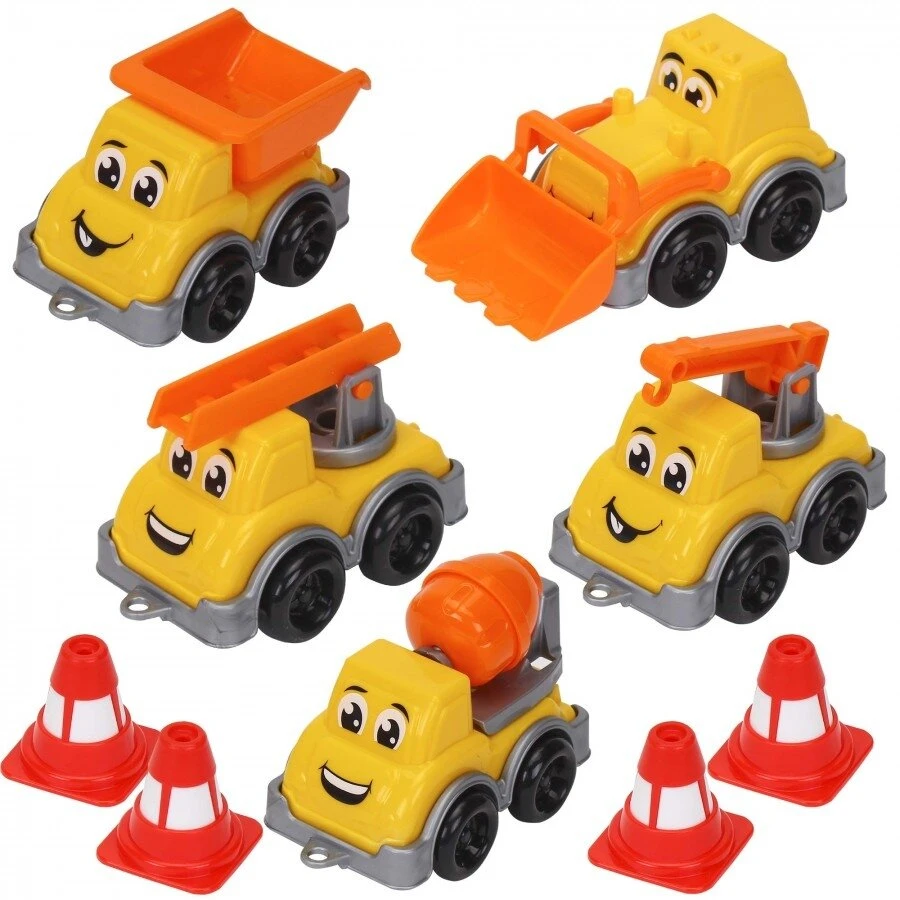 Technok mini transporto priemonių rinkinys 5 vnt