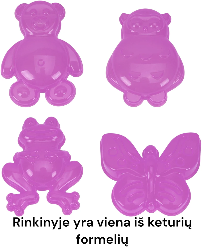 Technok Smėlio žaislų rinkinys, 6 priedai