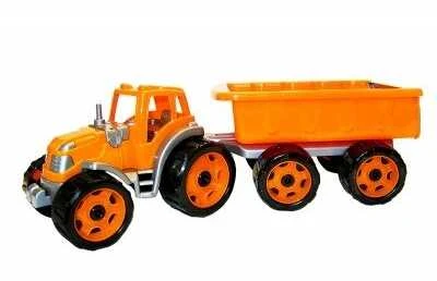 Technok traktorius su priekaba 54 cm