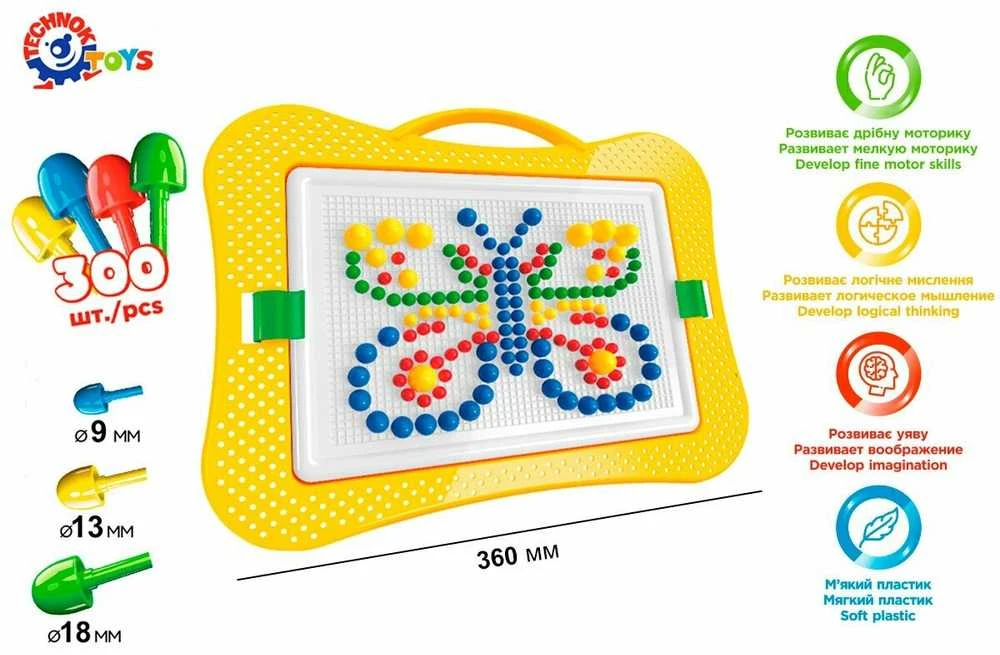 Dėlionė Technok žaidimas Mozaika 300 detalių