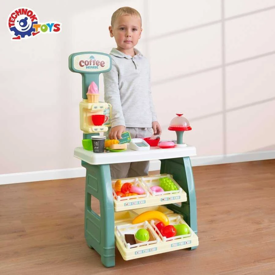 Technok žaislinė kavinės vitrina