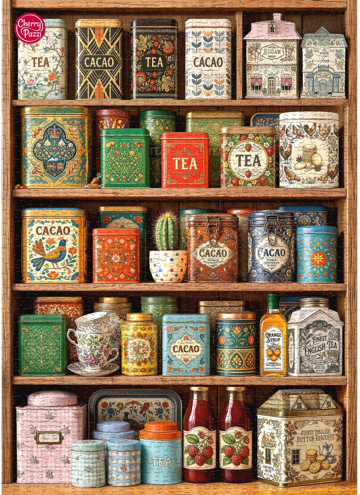 TIMARO SP. Z O.O. CherryPazzi dėlionė A Treasury of Tins 1000 det