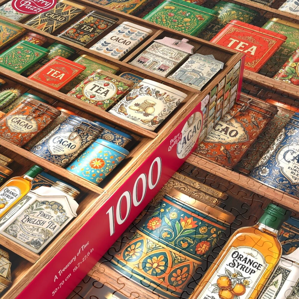 TIMARO SP. Z O.O. CherryPazzi dėlionė A Treasury of Tins 1000 det