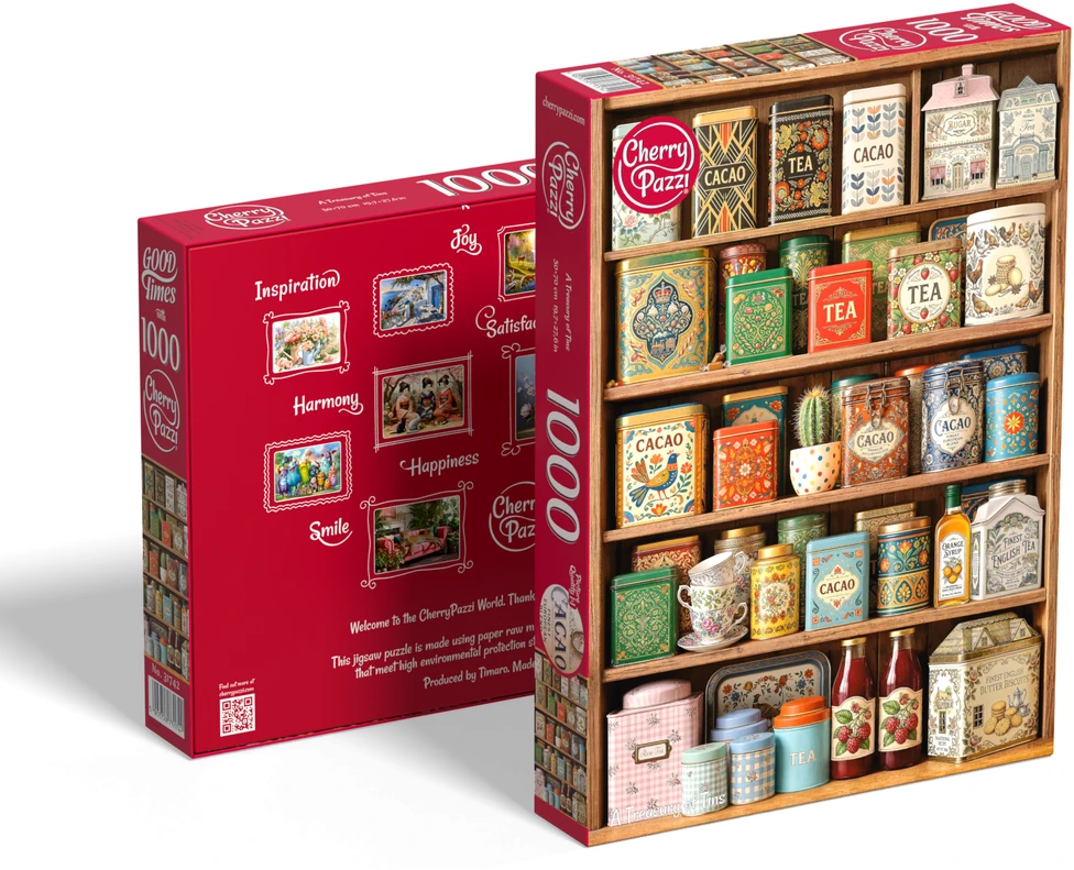 TIMARO SP. Z O.O. CherryPazzi dėlionė A Treasury of Tins 1000 det