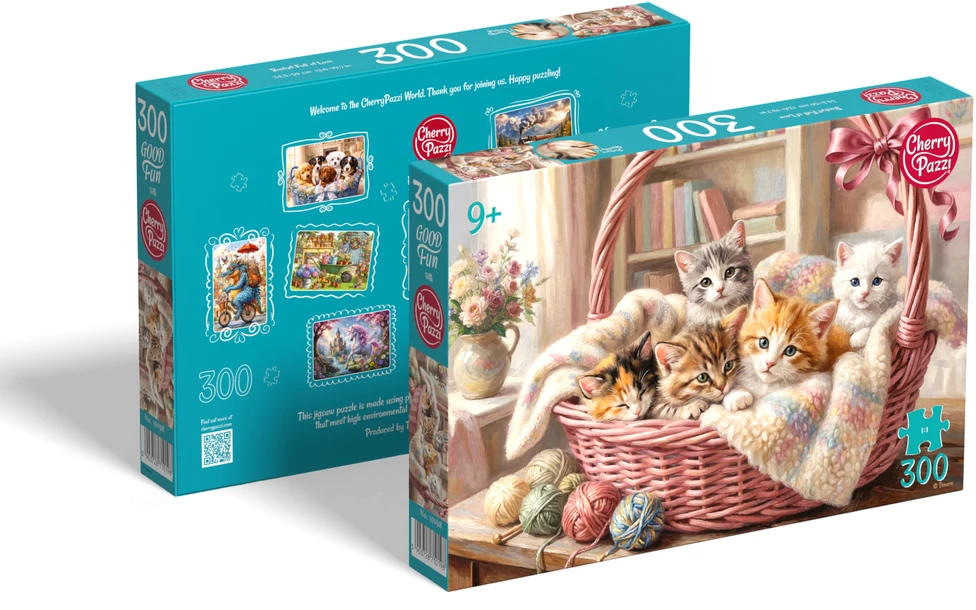 TIMARO SP. Z O.O. CherryPazzi dėlionė Basket Full of Love 300 det