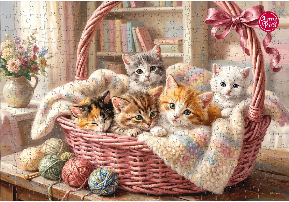 TIMARO SP. Z O.O. CherryPazzi dėlionė Basket Full of Love 300 det