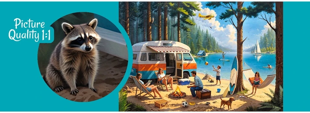 TIMARO SP. Z O.O. CherryPazzi dėlionė Camp & Calm 300 det