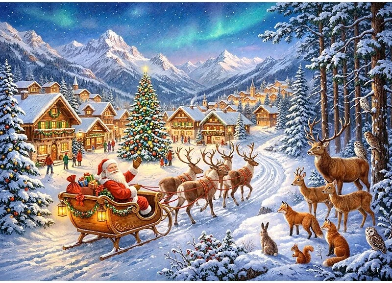 TIMARO SP. Z O.O. CherryPazzi dėlionė Christmas Cheer 500 det