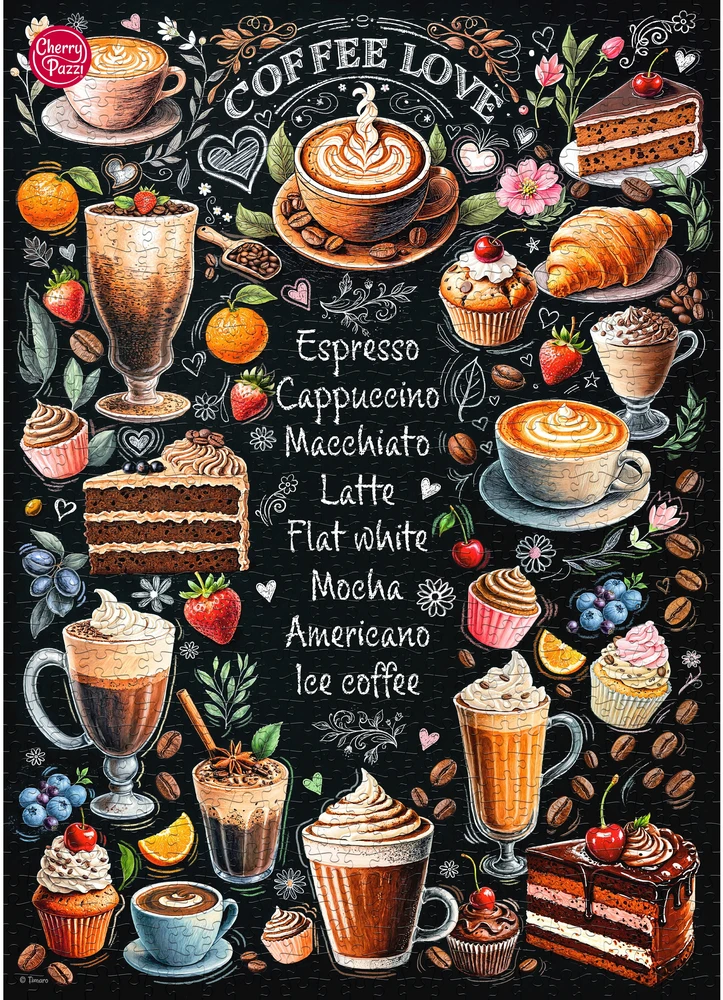 TIMARO SP. Z O.O. CherryPazzi dėlionė Coffee Time 1000 det