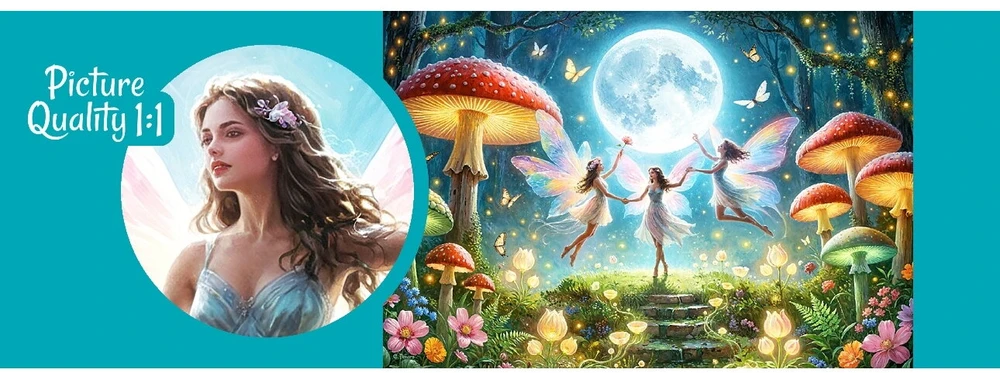 TIMARO SP. Z O.O. CherryPazzi dėlionė Fairy Ring 300 det