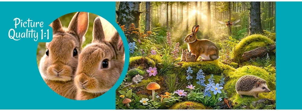 TIMARO SP. Z O.O. CherryPazzi dėlionė Forest Friends 300 det