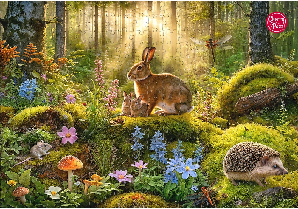 TIMARO SP. Z O.O. CherryPazzi dėlionė Forest Friends 300 det