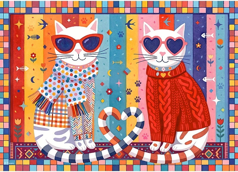 TIMARO SP. Z O.O. CherryPazzi dėlionė Kittens in Love 300 det