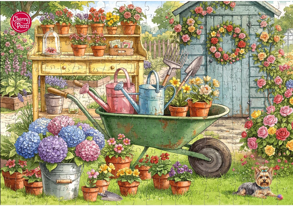TIMARO SP. Z O.O. CherryPazzi dėlionė Potting Joy 300 det