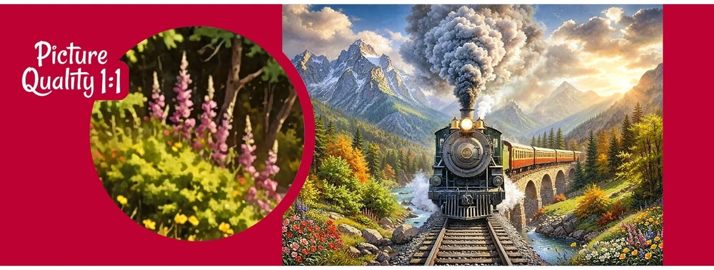 TIMARO SP. Z O.O. CherryPazzi dėlionė The Golden Express 1000 det