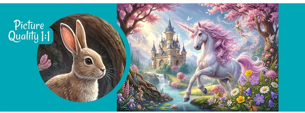 TIMARO SP. Z O.O. CherryPazzi dėlionė Unicorn Fairyland 300 det