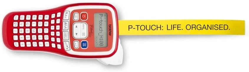 BROTHER PT-H100R LABEL THERMO Spausdintuvas PORTABLE (Baltas-Raudonas)