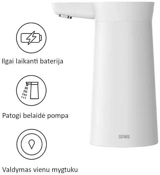 Elektrinė vandens pompa Sothing balta, 19L