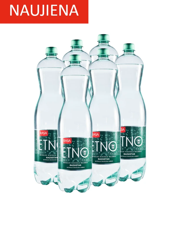 Uab Druskininku Rasa RASA ETNO natūralus gazuotas mineralinis vanduo, 1,5l x 6 vnt.