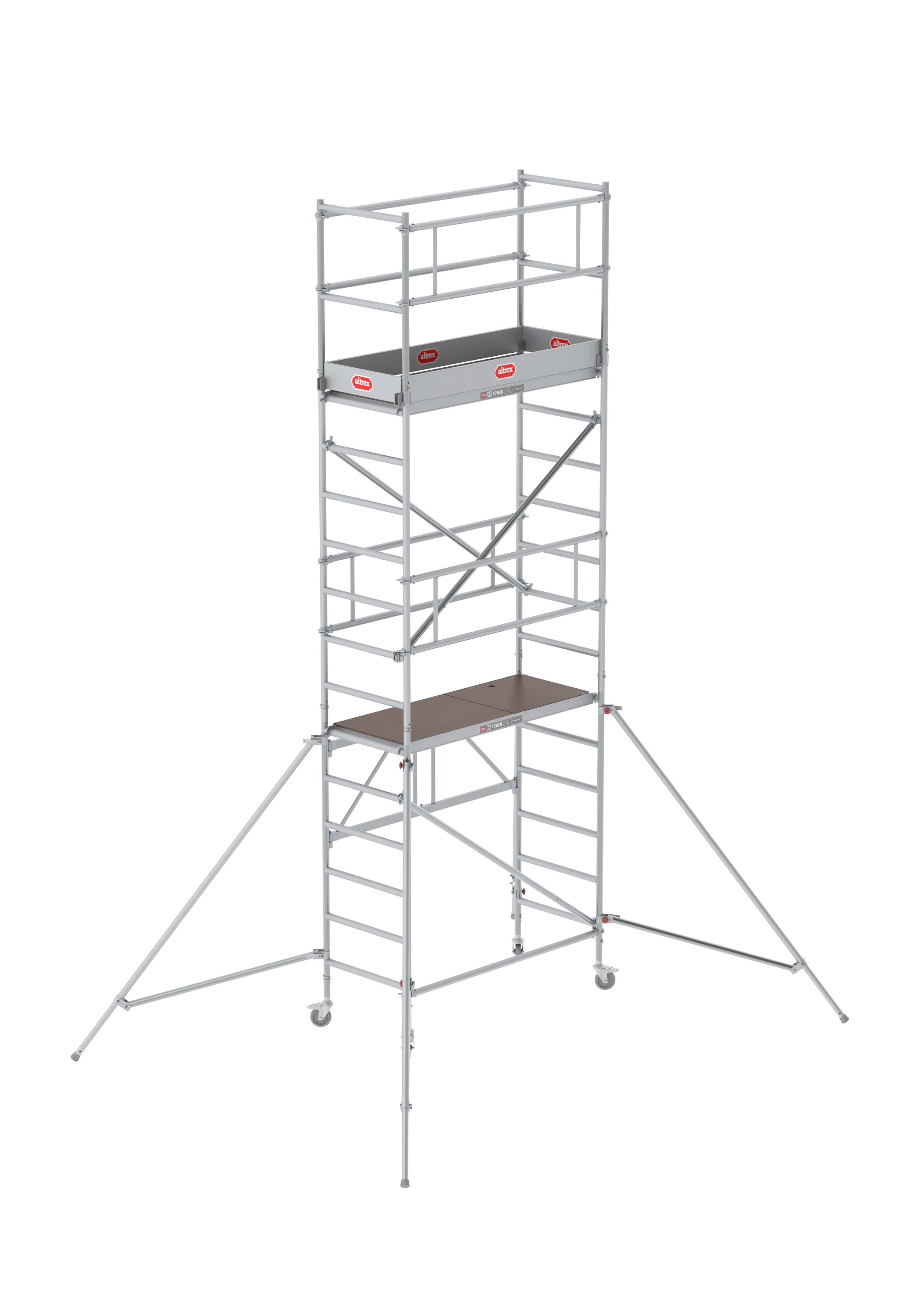 Altrex Aliuminio mobilus bokštelis RS 34 5.80 m darbinio aukščio Modul 1+2+3