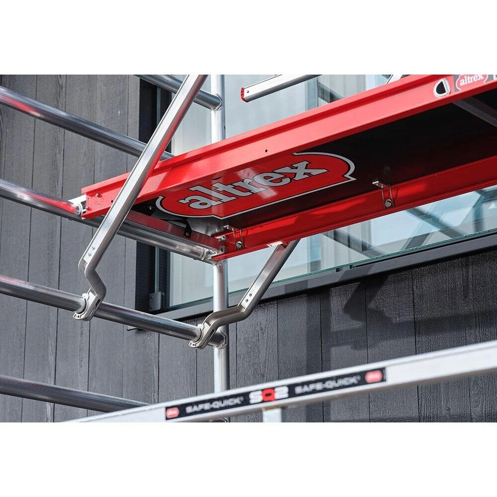 Altrex Mobilus aliuminio bokštelis RS 42 su trikampiu stabilizatoriumi - atrama (10,20 m)