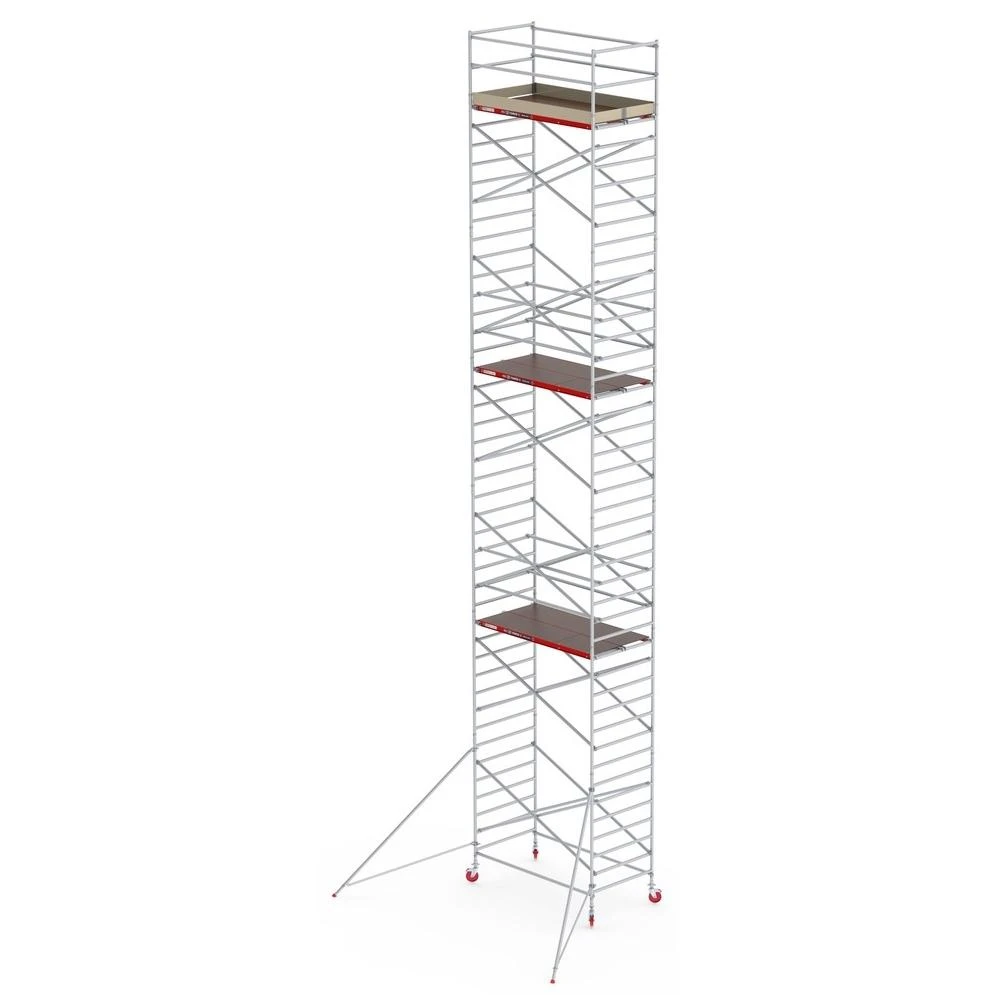 Altrex Mobilus aliuminio bokštelis RS 42 su trikampiu stabilizatoriumi - atrama (14,20 m)