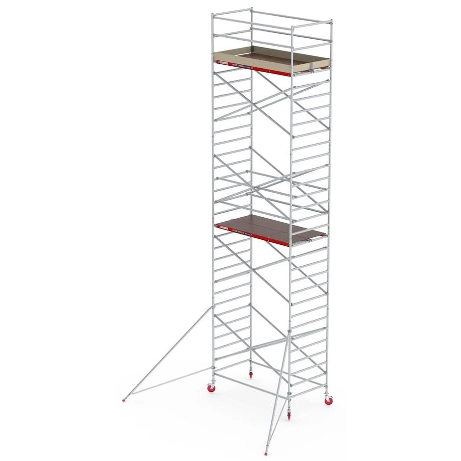 Altrex Mobilus aliuminio bokštelis RS 42 su trikampiu stabilizatoriumi - atrama (10,20 m)