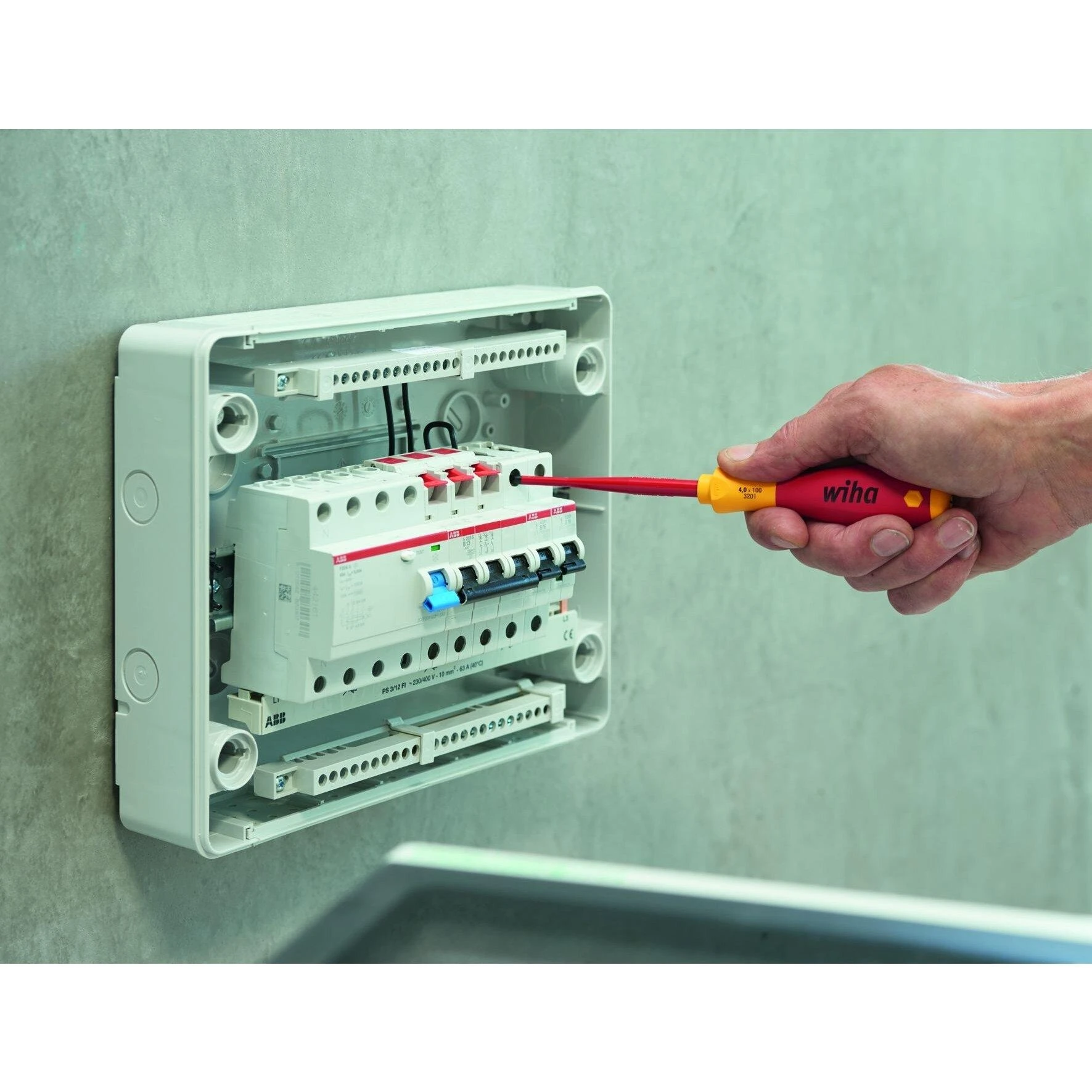 Atsuktuvas WIHA SoftFinish® electric slimFix, plokščias (3,5x100 mm)