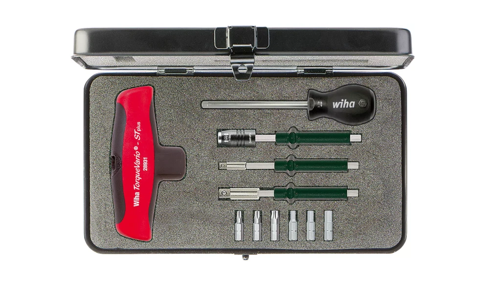 Atsuktuvo rinkinys Wiha T-handle set TorqueVario-S T 5-14 Nm