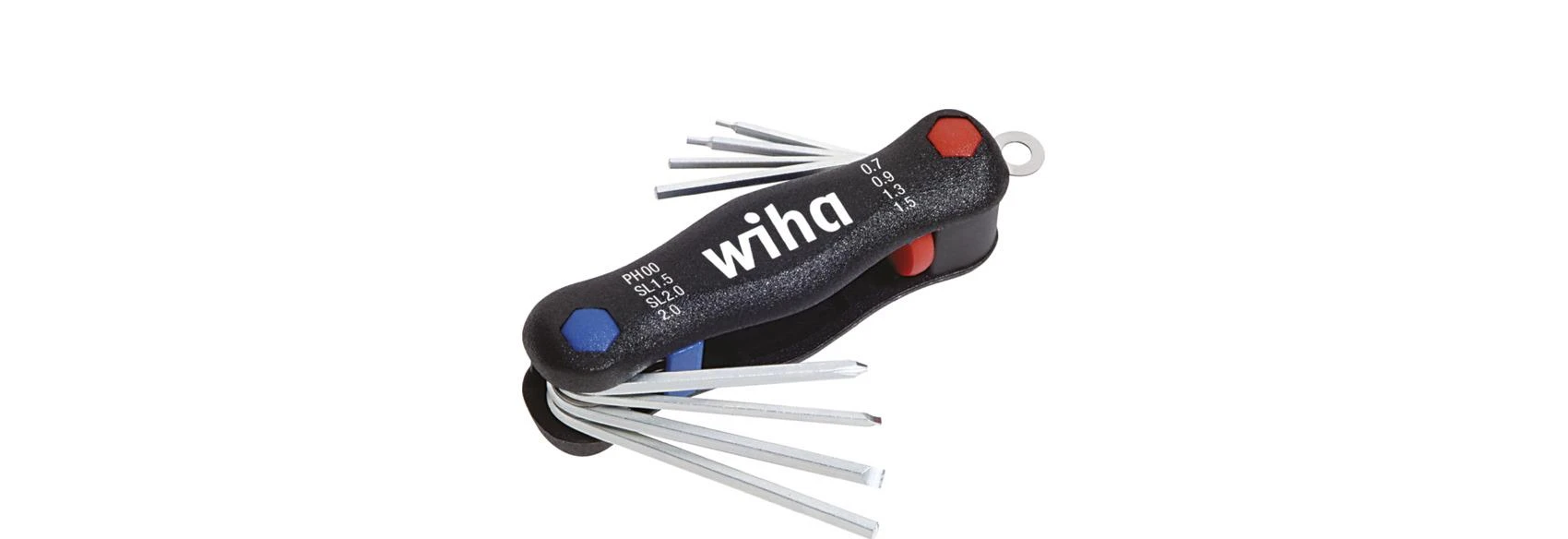 Daugiafunkcinis įrankis WIHA Mini PocketStar su 8 vnt. Phillips vidiniais šešiakampiais
