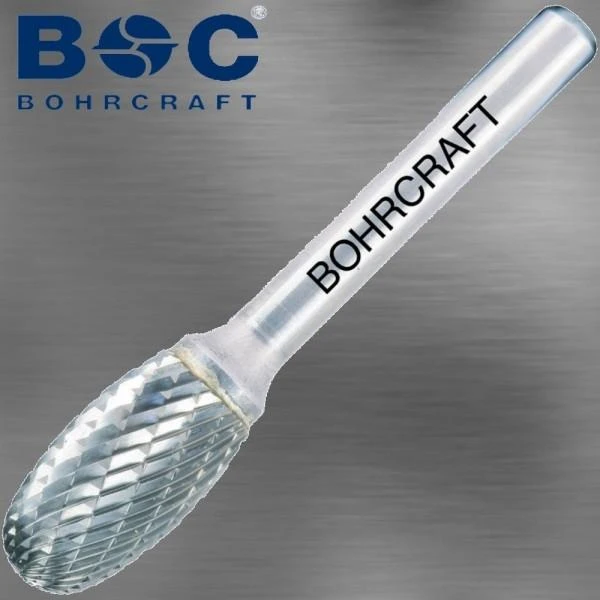 Kietmetalio freza ovalo E formos BOHRCRAFT (Ø 6 mm)