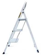Plieninės kopėčios DRABEST Minifero- 3 pakopos - PRO - juodos, 150 kg
