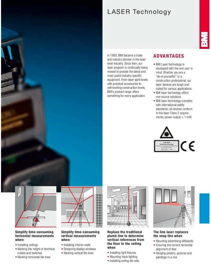 Lazerinis nivelyras BMI multiLASER 3D G