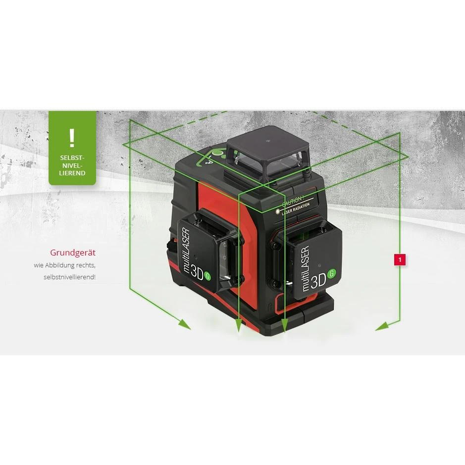 Lazerinis nivelyras BMI multiLASER 3D G