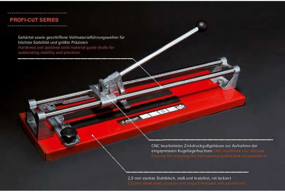 Plytelių pjaustymo staklės JOKOSIT PROFI-CUT 165W (800 mm)