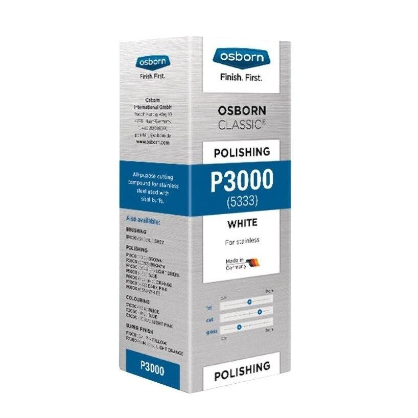 Poliravimo pasta naudoti su Sisal diskais OSBORN P3000 Inox, 1kg