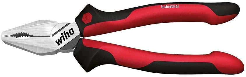 Pramoninės kombinuotos replės Industrial su „DynamicJoint®“ ir „OptiGrip“ WIHA (180 mm)