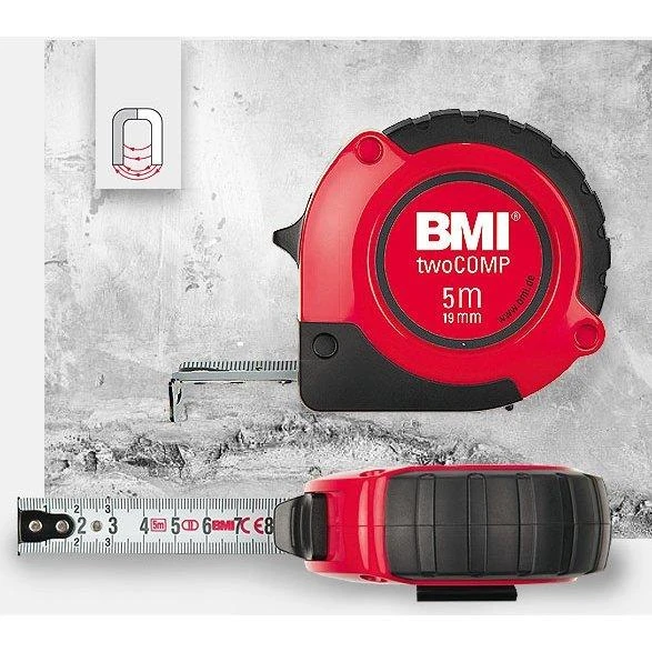 Ruletė BMI twoCOMP su magnetu (3 m)