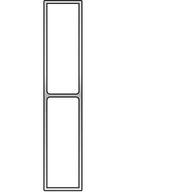 Stačiakampio formos aliuminio lyginimo profilis BMI (200 cm)