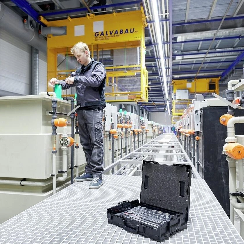 Wiha galvučių ir antgalių rinkinys 1/4" ir 1/2" 60 vnt. L Boxx dežutėje