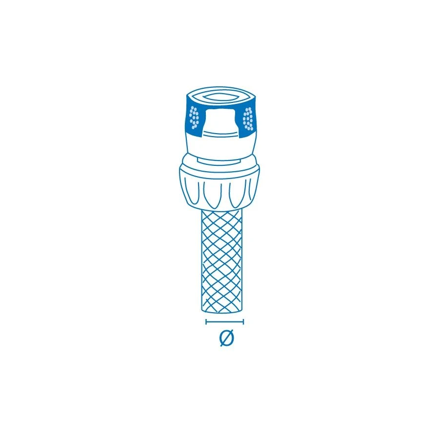 Žarnos adapteris Super Ego AQUASTOP (1/2-5/8; 12-15 mm)