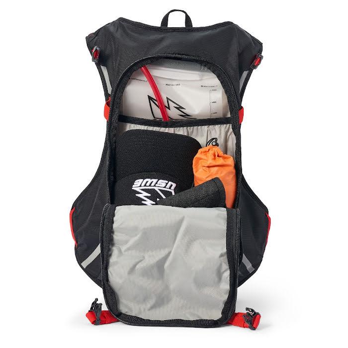 Zaino Idratazione USWE MTB Hydro 12L Con Vescica 3L Per Ciclismo MTB Enduro Nero