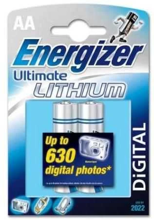 Baterija - Energizer L91 AA Ultimate Lithium 1.5V 9g 2-vnt.