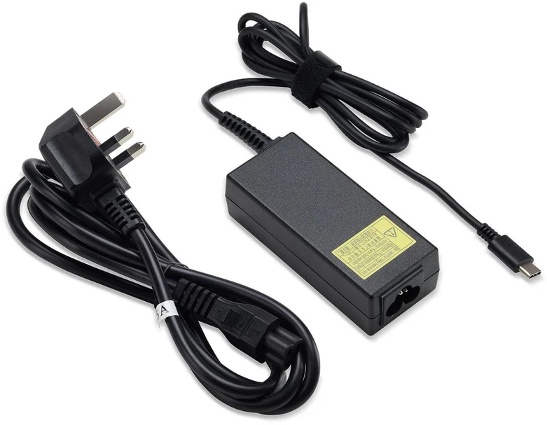 ACER adapteris 65 W USB TYPE-C, EU MAITINIMO LAIDAS (RETAIL PACK), juodas