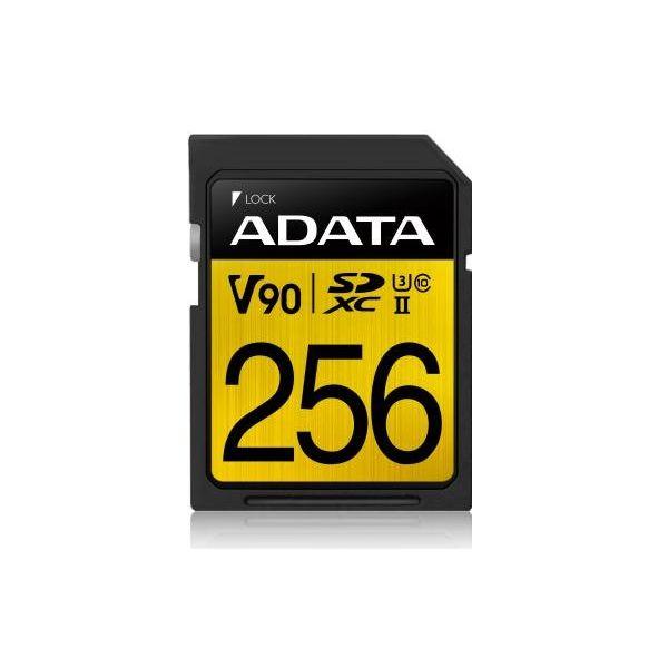 Atminties kortelė ADATA 256GB Premier ONE SDXC UHS-II U3 Class 10, R/W iki 275/155 MB/s