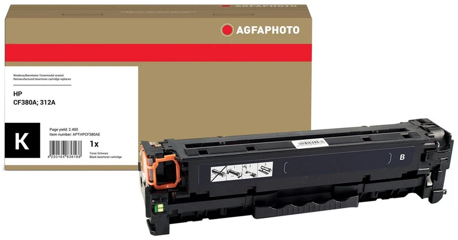 AgfaPhoto HP Laserjet Pro M476, CF380A, perdirbta kasetė