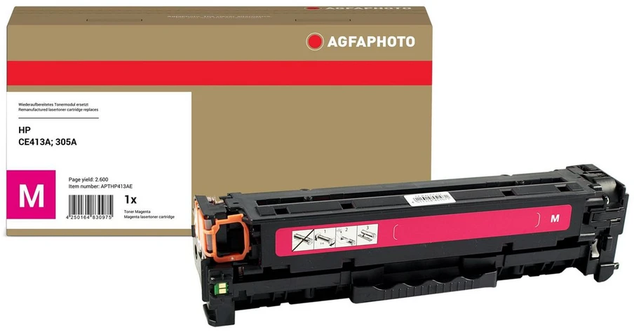 AgfaPhoto HP Laserjet PRO 300, CE413A, perdirbta kasetė