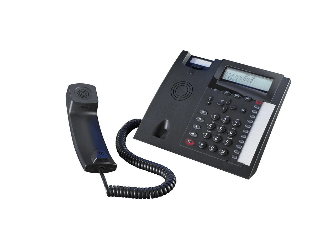 Agfeo Juodas fiksuotojo ryšio telefonas