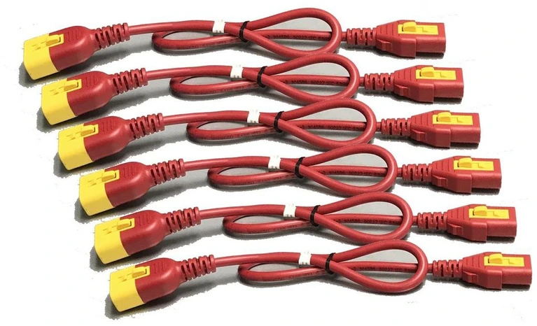 Apc AP8706S-WWX340 power cable Raudona 1.83 m C13 coupler C14