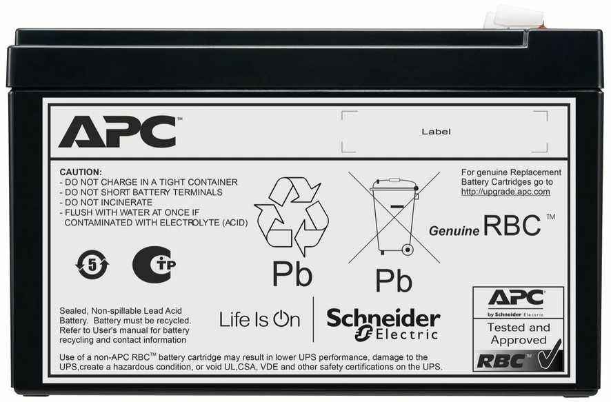 APC REPLACEMENT BATTERY CARTRIDGE VRLA 7AH 12V DC